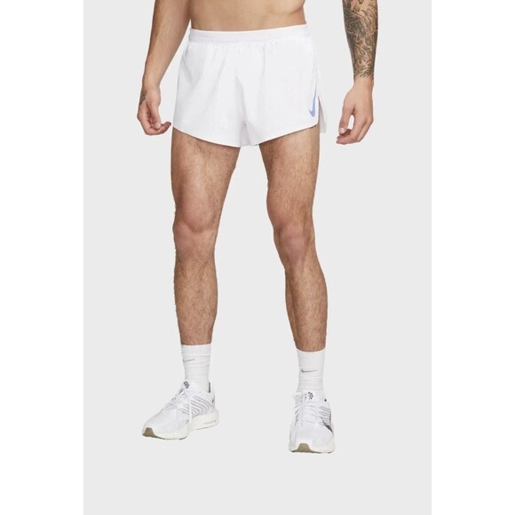 Nike Dri-FIT ADV AeroSwift 2" Racing Mens Size XL Shorts White CJ7837-100 New - Picture 5 of 7